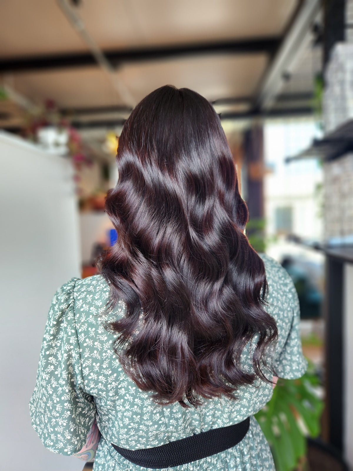 COLOURED HAIR