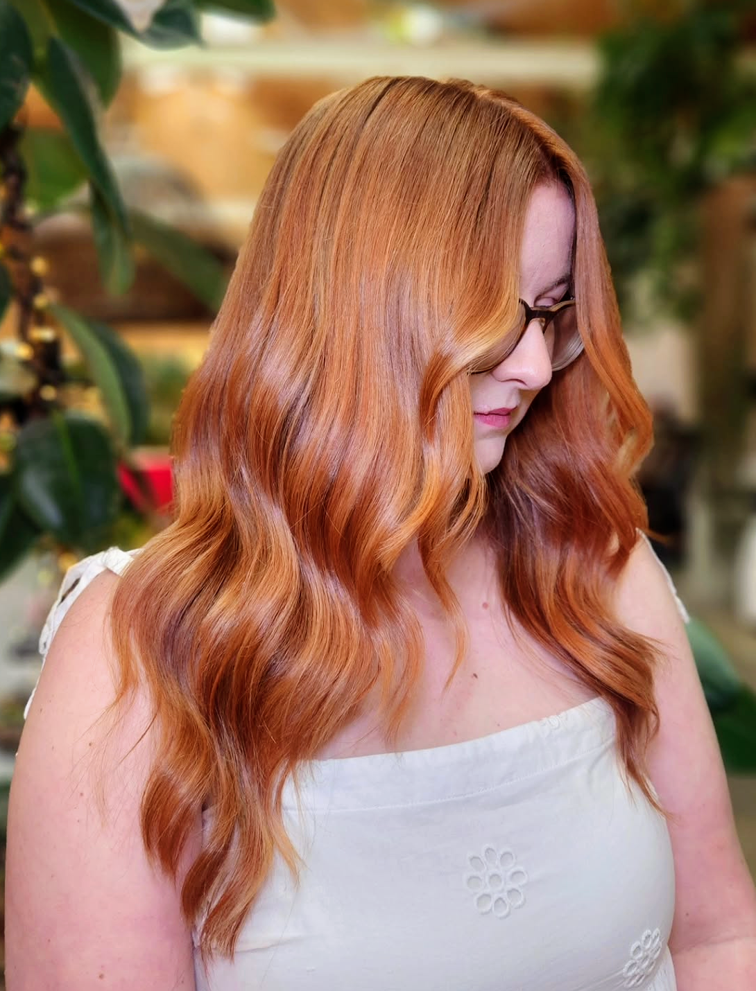 COLOURED HAIR