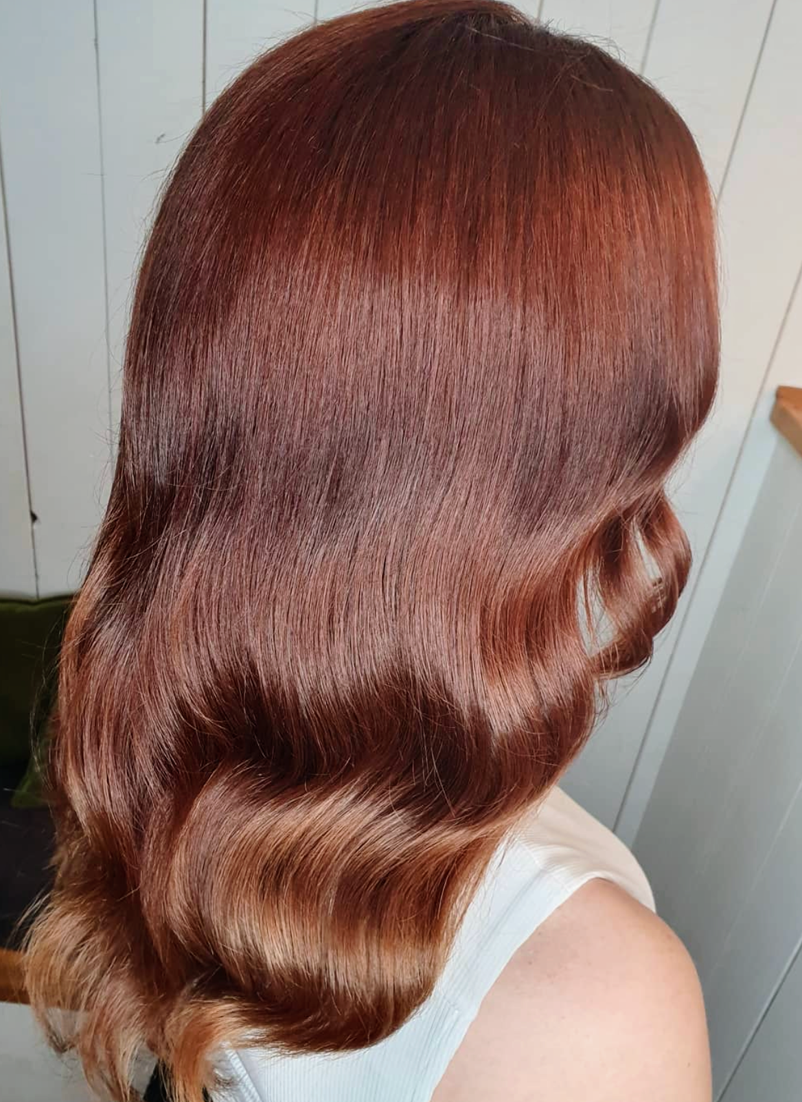 COLOURED HAIR
